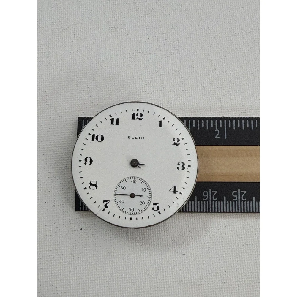 Vintage 1920s Elgin Pocket Watch Movement Only